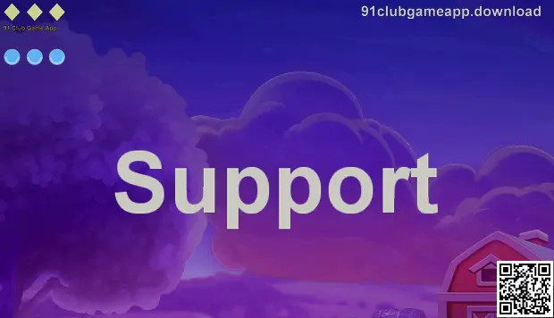 91 Club Game App Support banner for the Help Centre on 91clubgameapp.download
