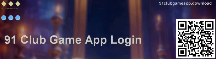 Full-screen 91 Club Game App login image for 91clubgameapp.download